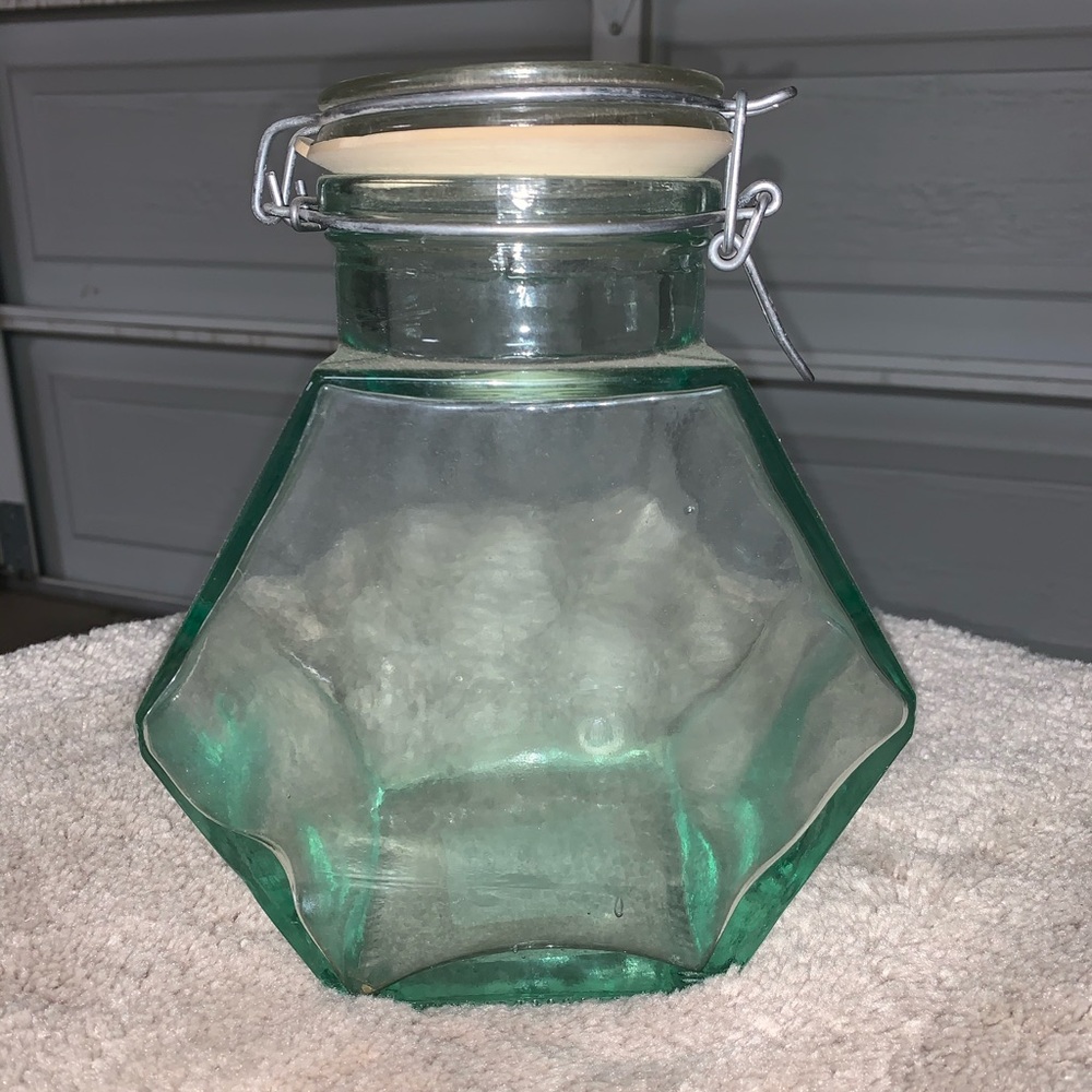 Authentic glass jar/container-Large size.